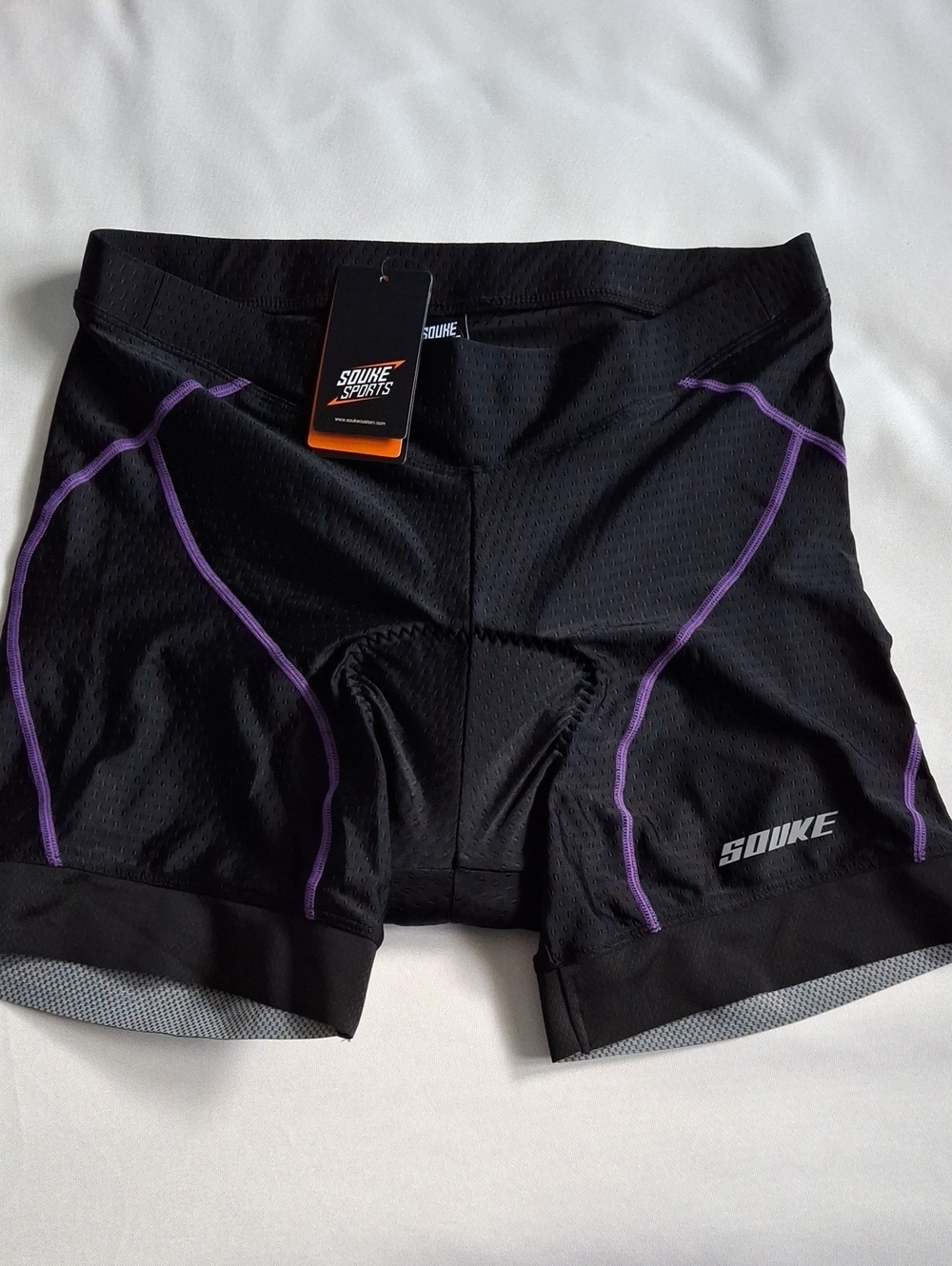 Souke Sports  Womens  Padded Cycling Shorts Activewear Stretch Size XXL‎